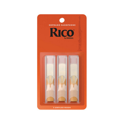 Rico Soprano Saxophone Reeds 3 Pack #3 RIA0330