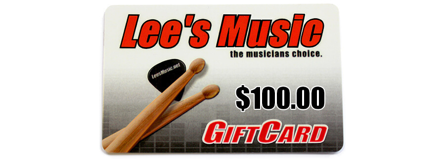 Lee's Music Gift Card - $100