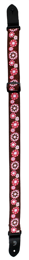1.5" Ukelele Jacquard Flower Strap