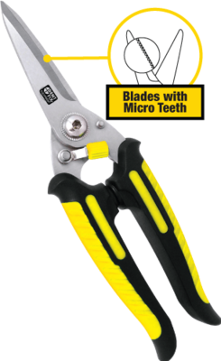 Heavy Duty Scissors with Micro Teeth