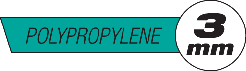 3mm Polypropylene Plastic Rods