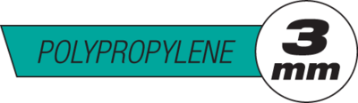 3mm Polypropylene Plastic Rods