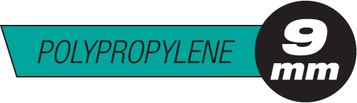 9mm Polypropylene Plastic Rods