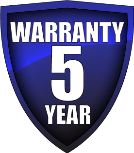 5 Year Warranty