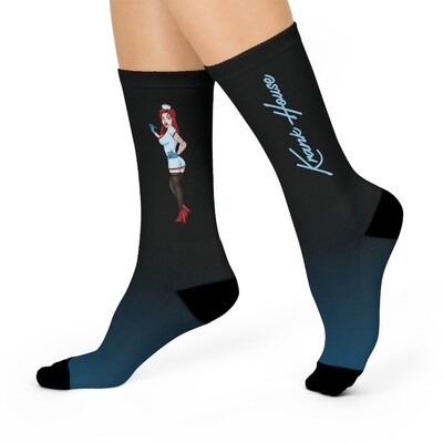 Hot Nurse Cushioned Kart Socks