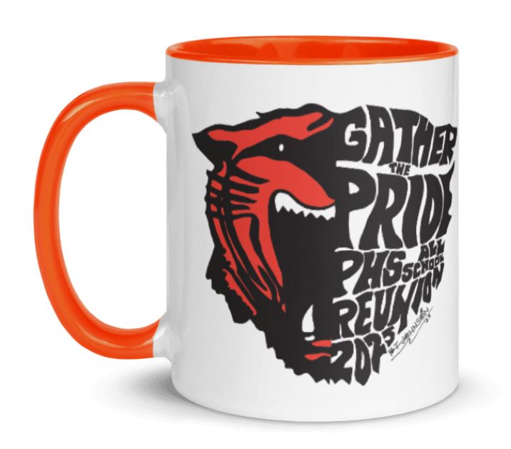 Reunion Coffee Mug, Style: Right Handed