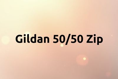 Gildan 50/50 Zip Hoodie - 18600