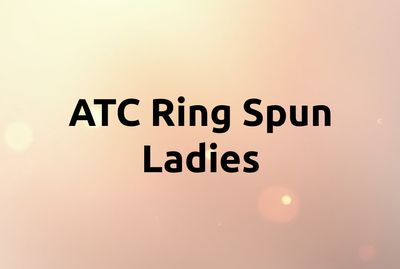 ATC Ring Spun Ladies Tee - 2000L