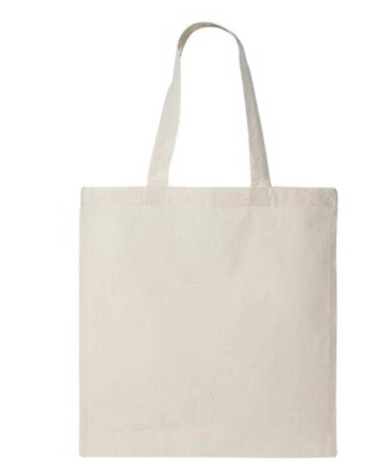 Q-Tees Economical Tote Bag, Colour: Natural, Print Options: No Print
