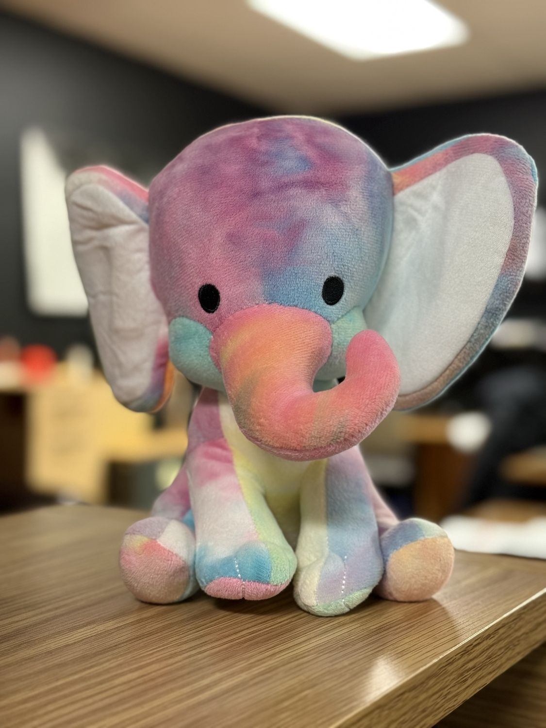 Stuffed Elephant, Colour: Tie Dye