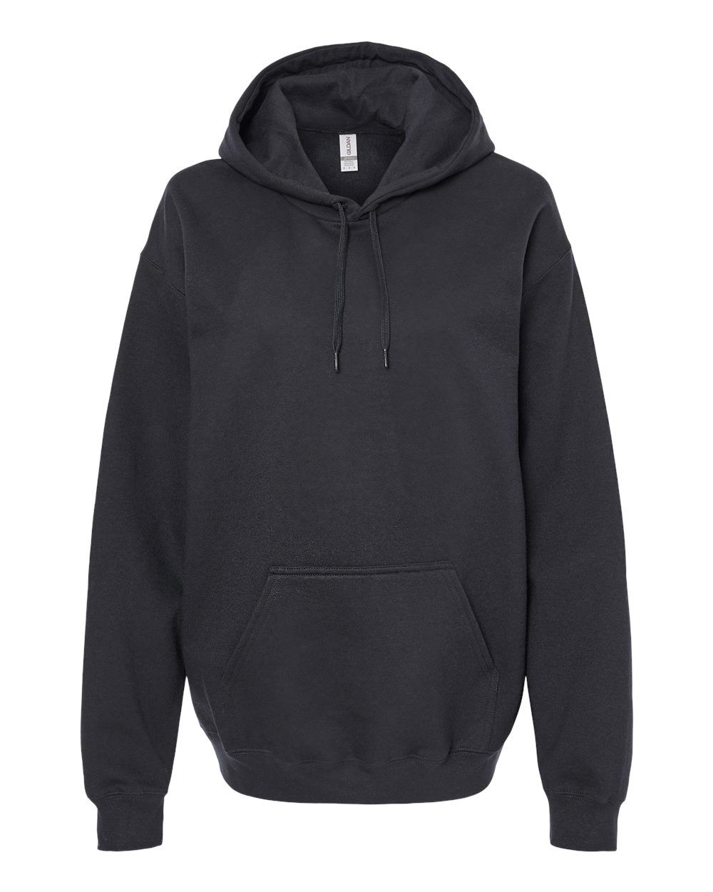 Gildan Softstyle Hoodie - BLACK, Print Options: No Print, Size: Small