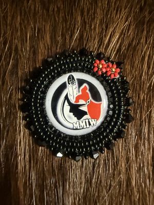 Beaded Beauties by Barb - MMIW Pin 1