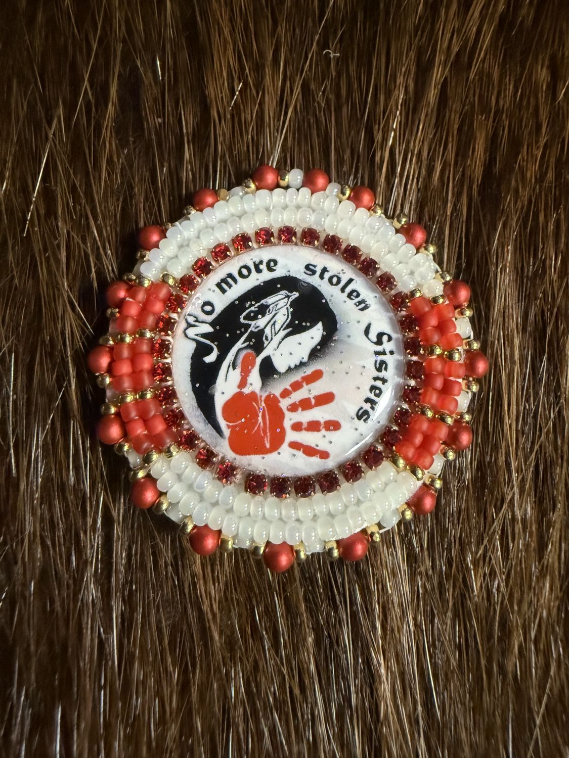 Beaded Beauties by Barb - MMIW Pin 2