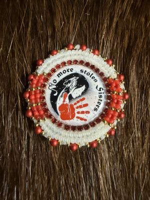 Beaded Beauties by Barb - MMIW Pin 2