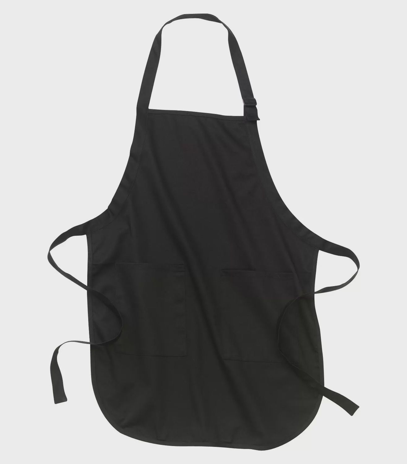 Full Apron - BLACK, Print Options: No Print