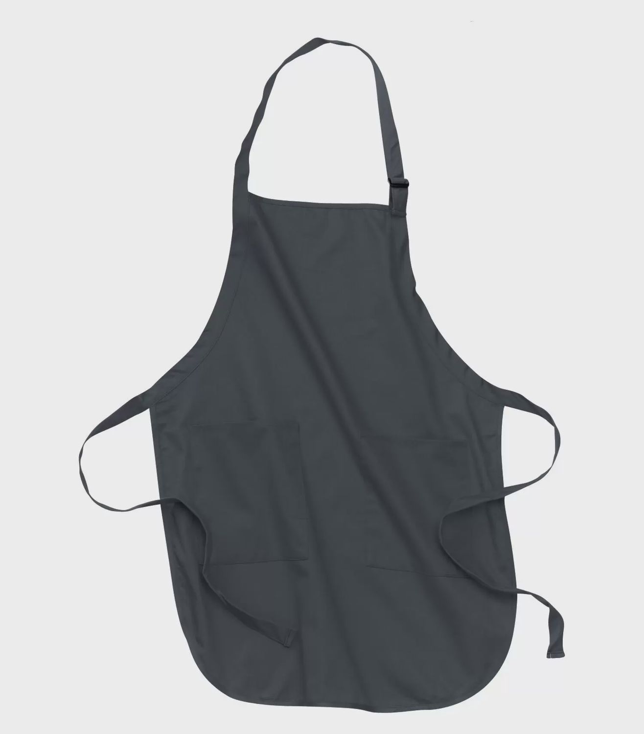 Full Apron - COAL GREY, Print Options: No Print
