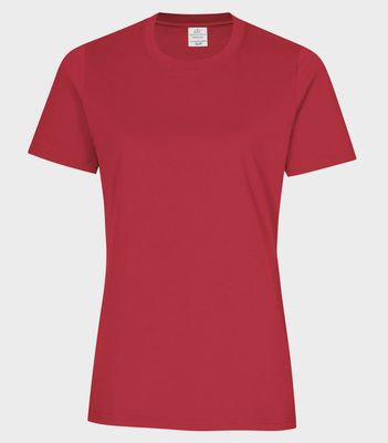 ATC Ring Spun Ladies Tee - RED