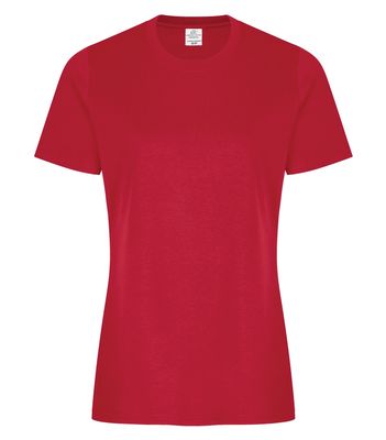 ATC Ring Spun Ladies Tee - RED