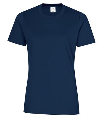 ATC Ring Spun Ladies Tee - NAVY BLUE