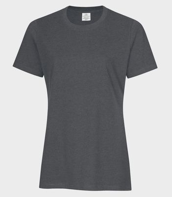 ATC Ring Spun Ladies Tee - DARK HEATHER GREY