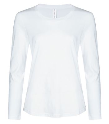 ATC Euro Spun Ladies Long Sleeve - WHITE