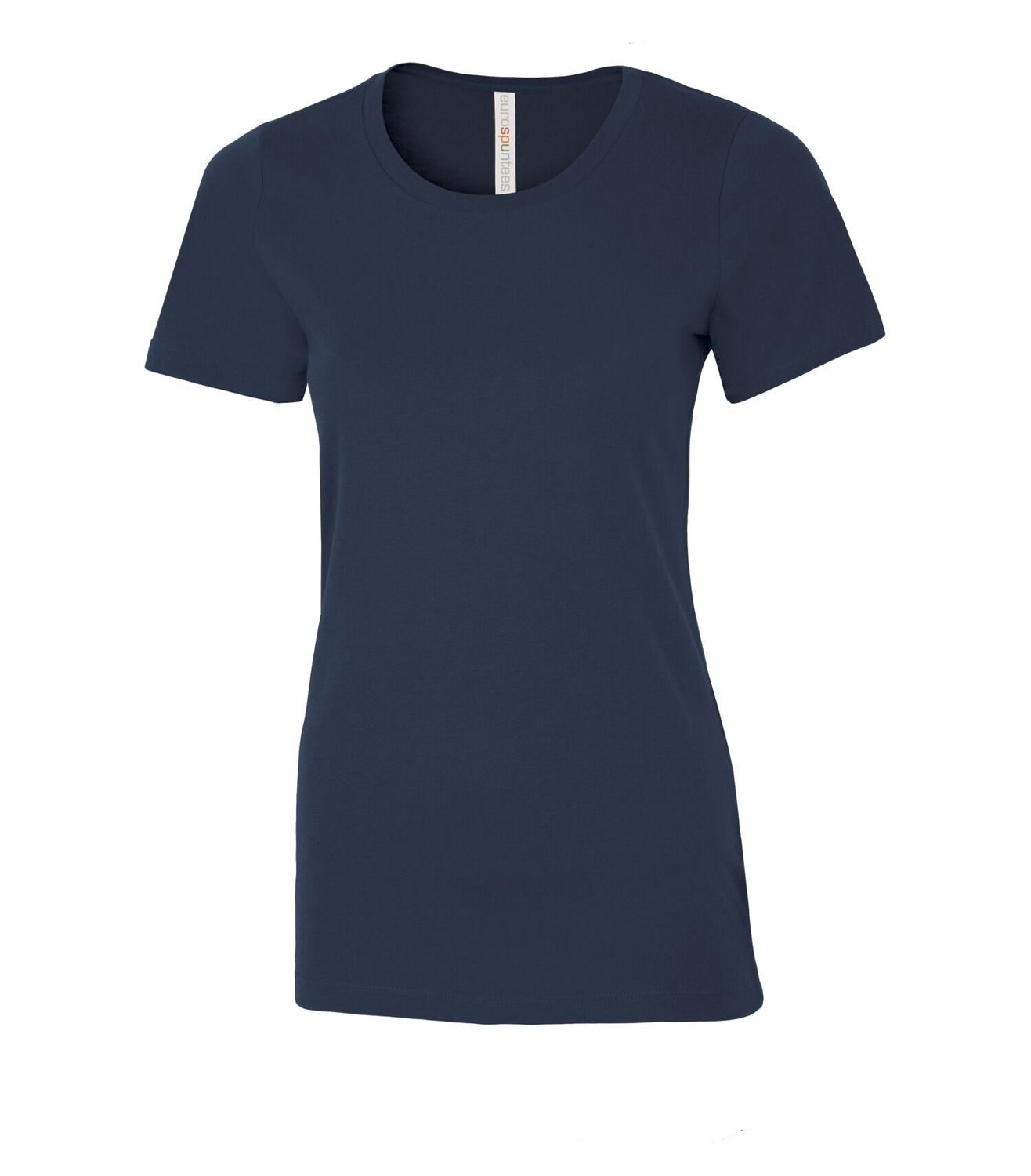 ATC Euro Spun Ladies Tee - NAVY, Print Options: No Print, Size: XS
