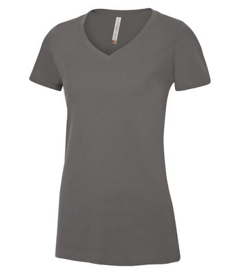 ATC Euro Spun Ladies V-Neck Tee -  COAL GREY