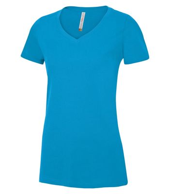 ATC Euro Spun Ladies V-Neck Tee - SAPPHIRE