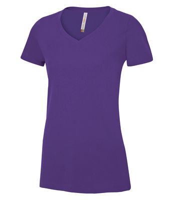 ATC Euro Spun Ladies V-Neck Tee - PURPLE
