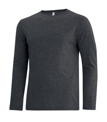 ATC Euro Spun Long Sleeve - CHARCOAL HEATHER