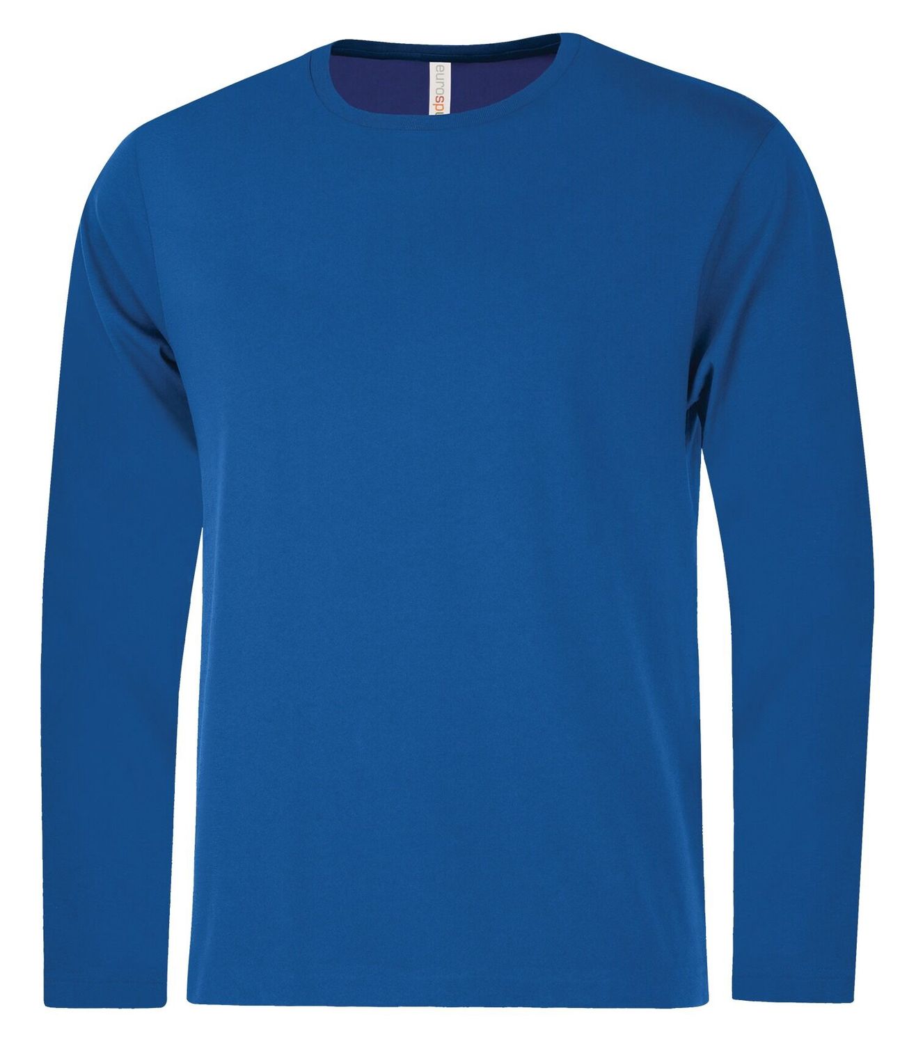 ATC Euro Spun Long Sleeve - ROYAL, Print Options: No Print, Size: XS