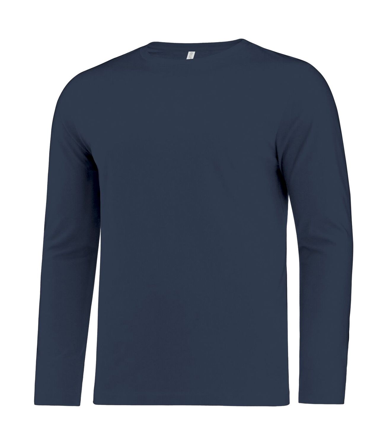 ATC Euro Spun Long Sleeve - NAVY, Print Options: No Print, Size: XS