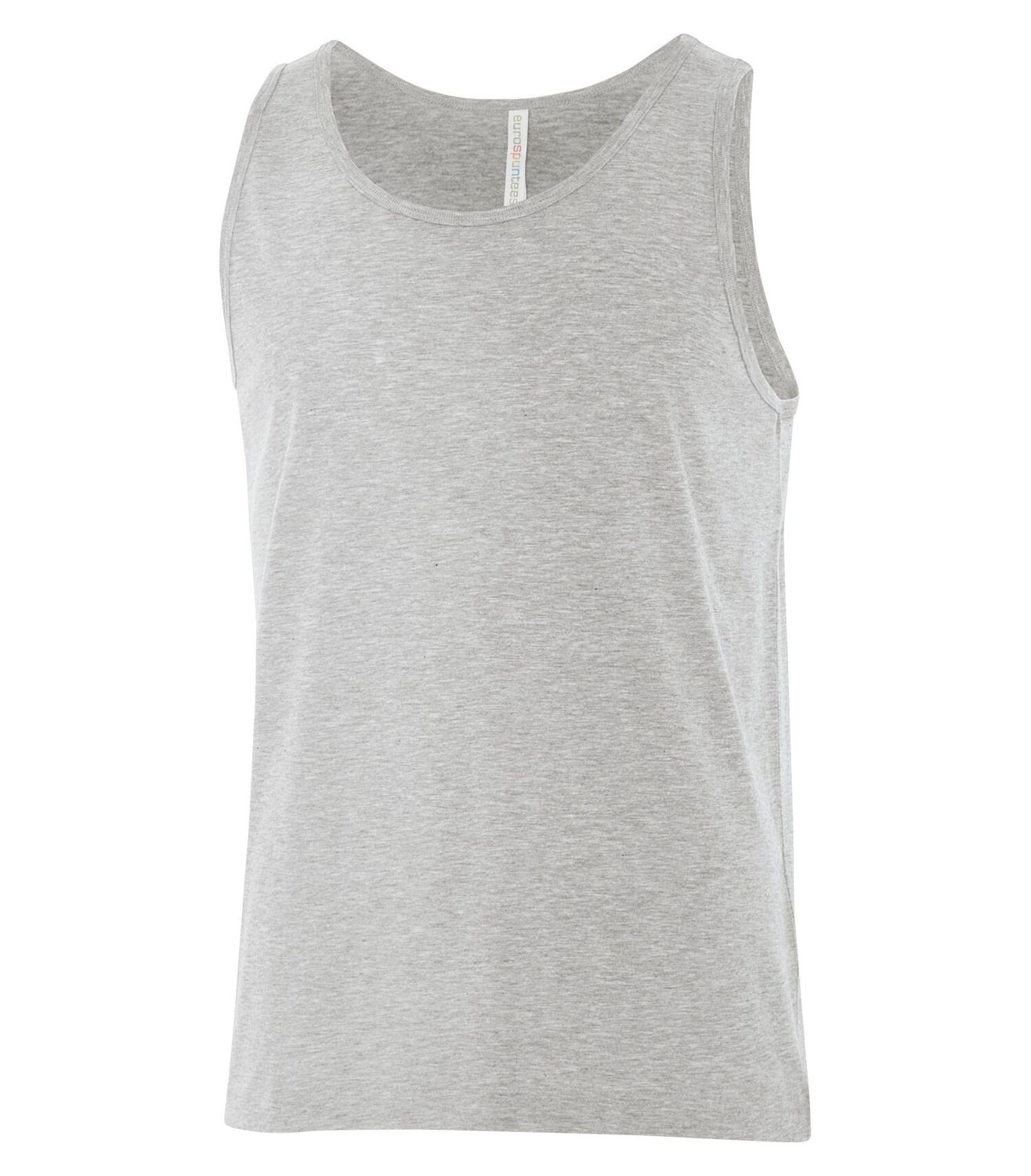 ATC Euro Spun Tank - ATHLETIC GREY, Print Options: No Print, Size: XS
