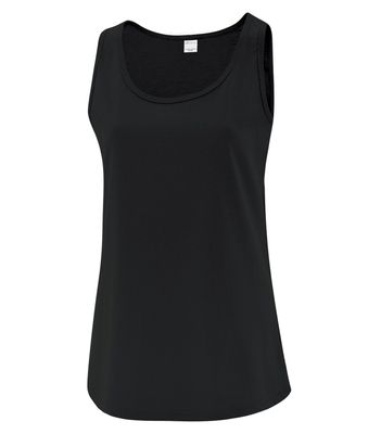 ATC Everyday Cotton Ladies Tank - BLACK