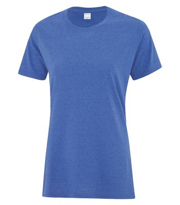 ATC Everyday Cotton Ladies Tee - HEATHER ROYAL
