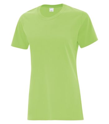 ATC Everyday Cotton Ladies Tee - LIME