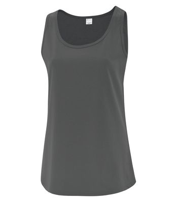 ATC Everyday Cotton Ladies Tank - CHARCOAL