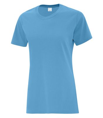 ATC Everyday Cotton Ladies Tee - AQUATIC BLUE