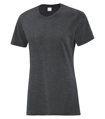 ATC Everyday Cotton Ladies Tee - DARK HEATHER GREY