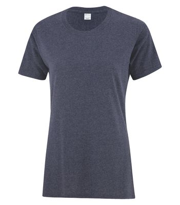 ATC Everyday Cotton Ladies Tee - HEATHER NAVY