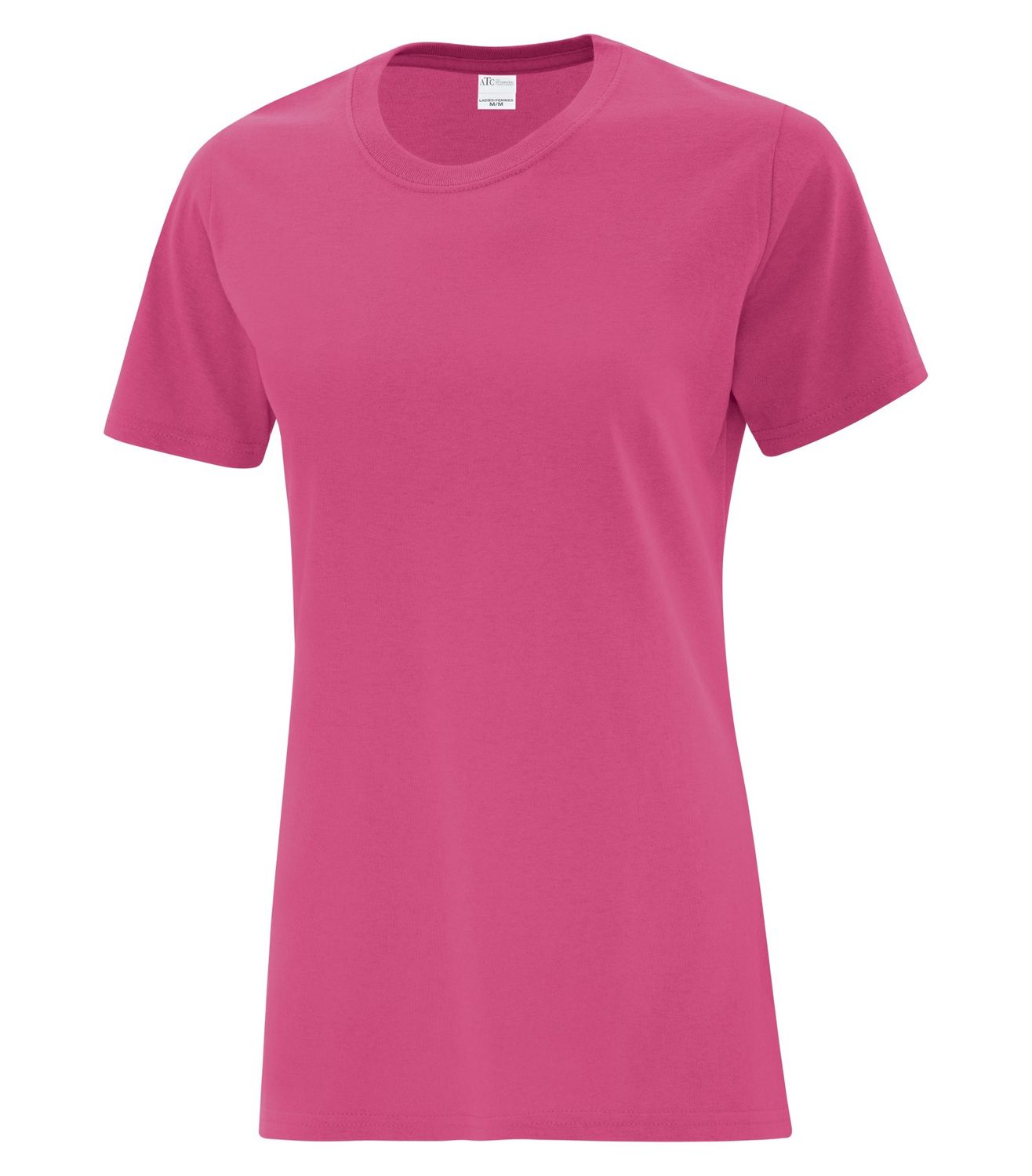 ATC Everyday Cotton Ladies Tee - SANGRIA, Print Options: No Print, Size: XS
