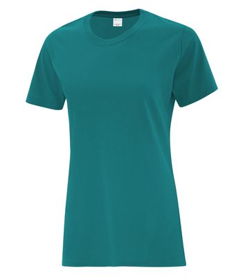 ATC Everyday Cotton Ladies Tee - TEAL