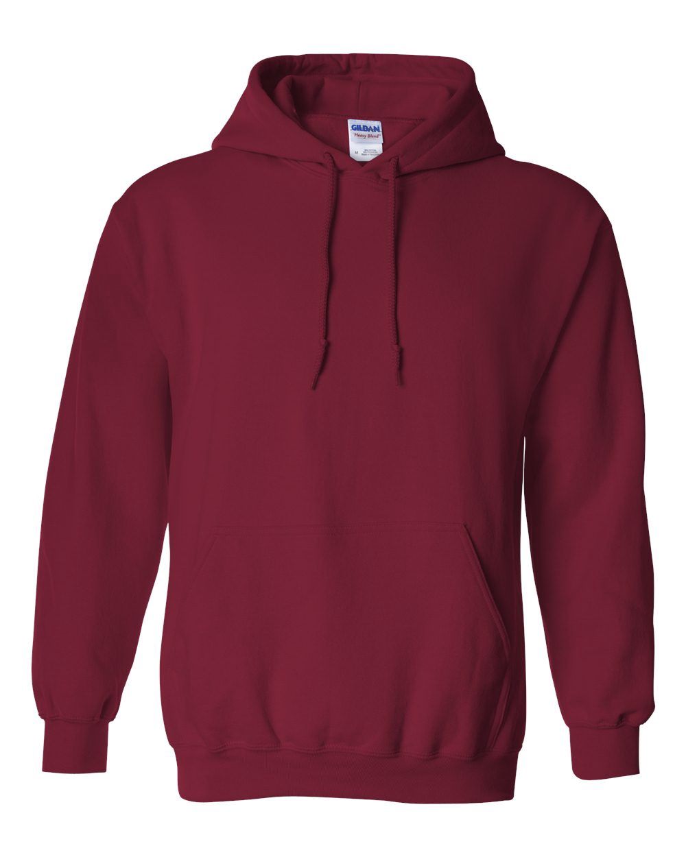 Gildan 50/50 Hoodie - CARDINAL RED, Print Options: No Print, Size: XS