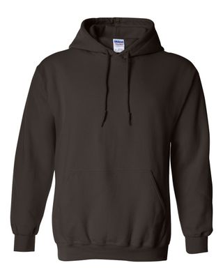 Gildan 50/50 Hoodie - DARK CHOCOLATE