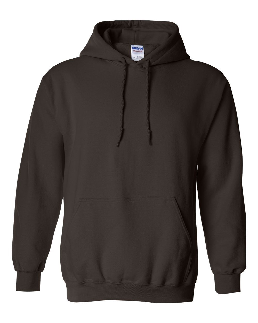 Gildan 50/50 Hoodie - DARK CHOCOLATE, Print Options: No Print, Size: XS