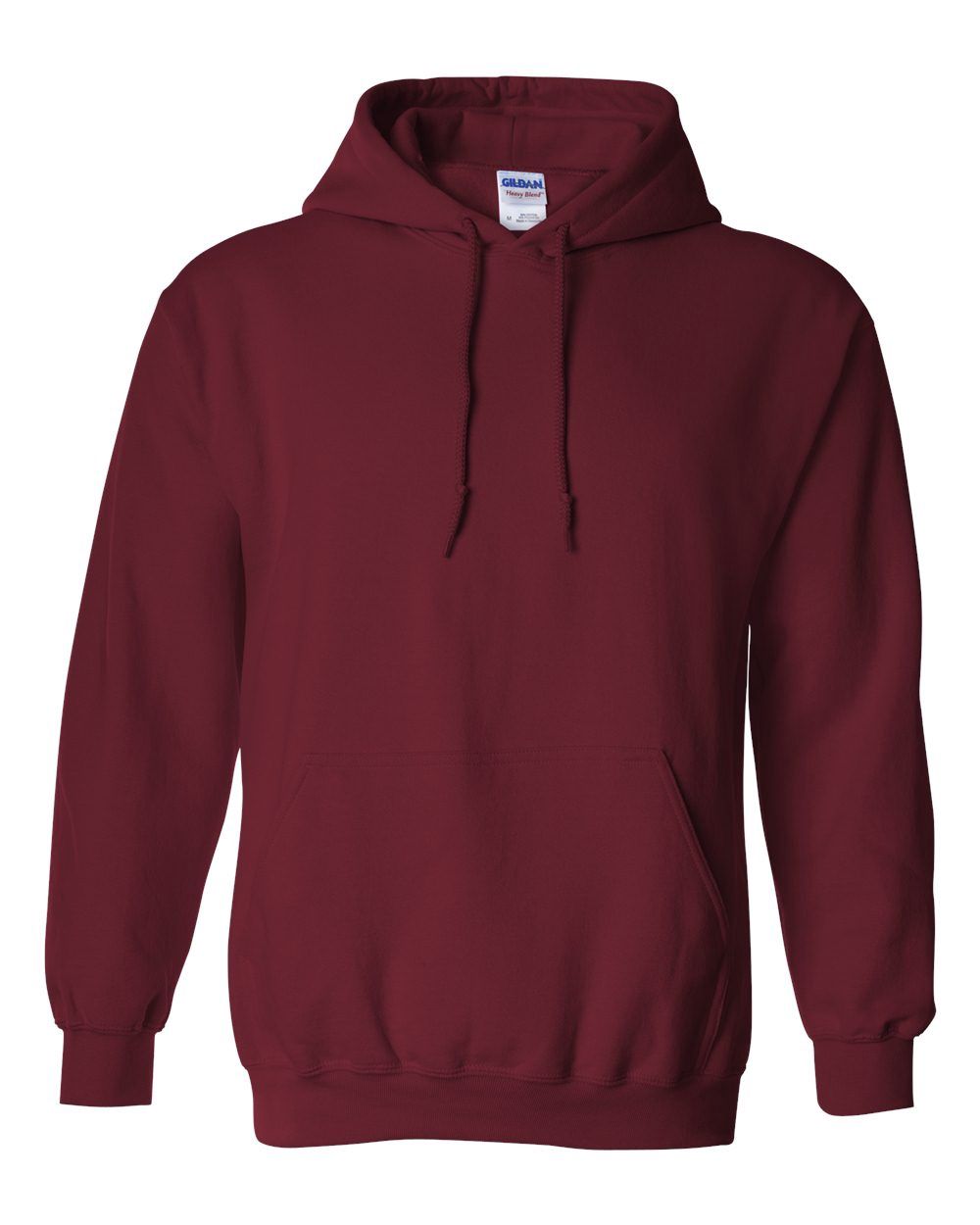 Gildan 50/50 Hoodie - GARNET, Print Options: No Print, Size: XS