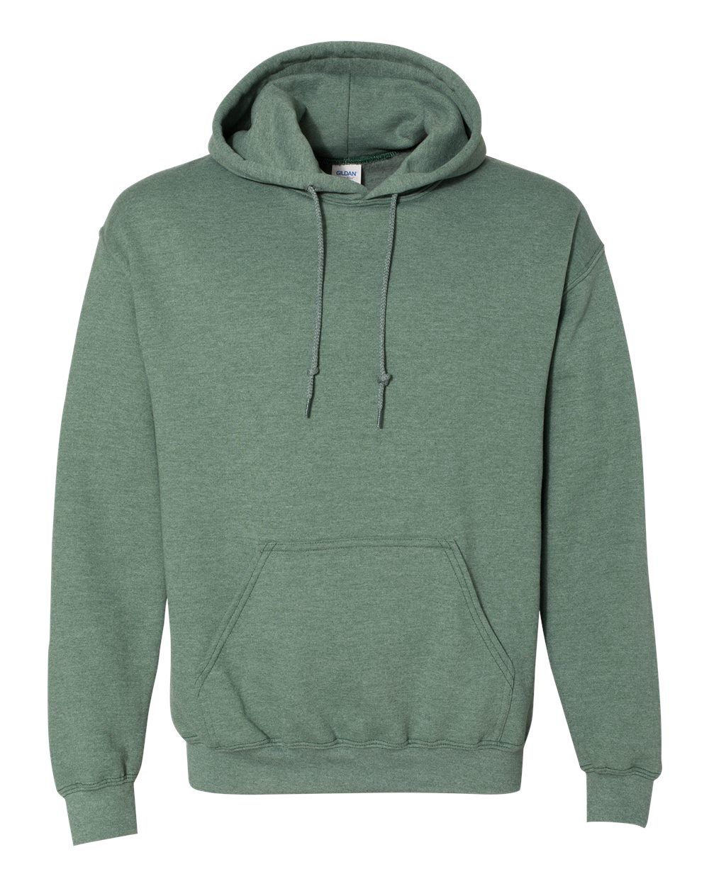 Gildan 50/50 Hoodie - HEATHER DARK GREEN, Print Options: No Print, Size: XS