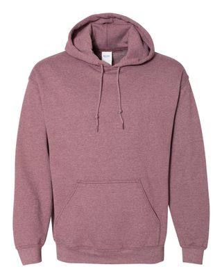 Gildan 50/50 Hoodie - HEATHER DARK MAROON