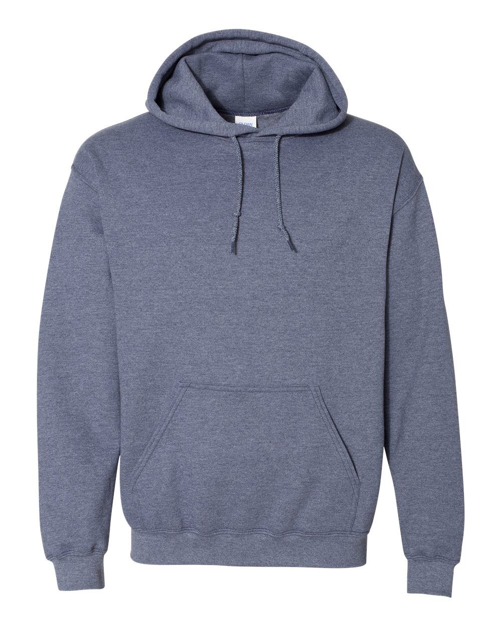 Gildan 50/50 Hoodie - HEATHER DARK NAVY, Print Options: No Print, Size: XS