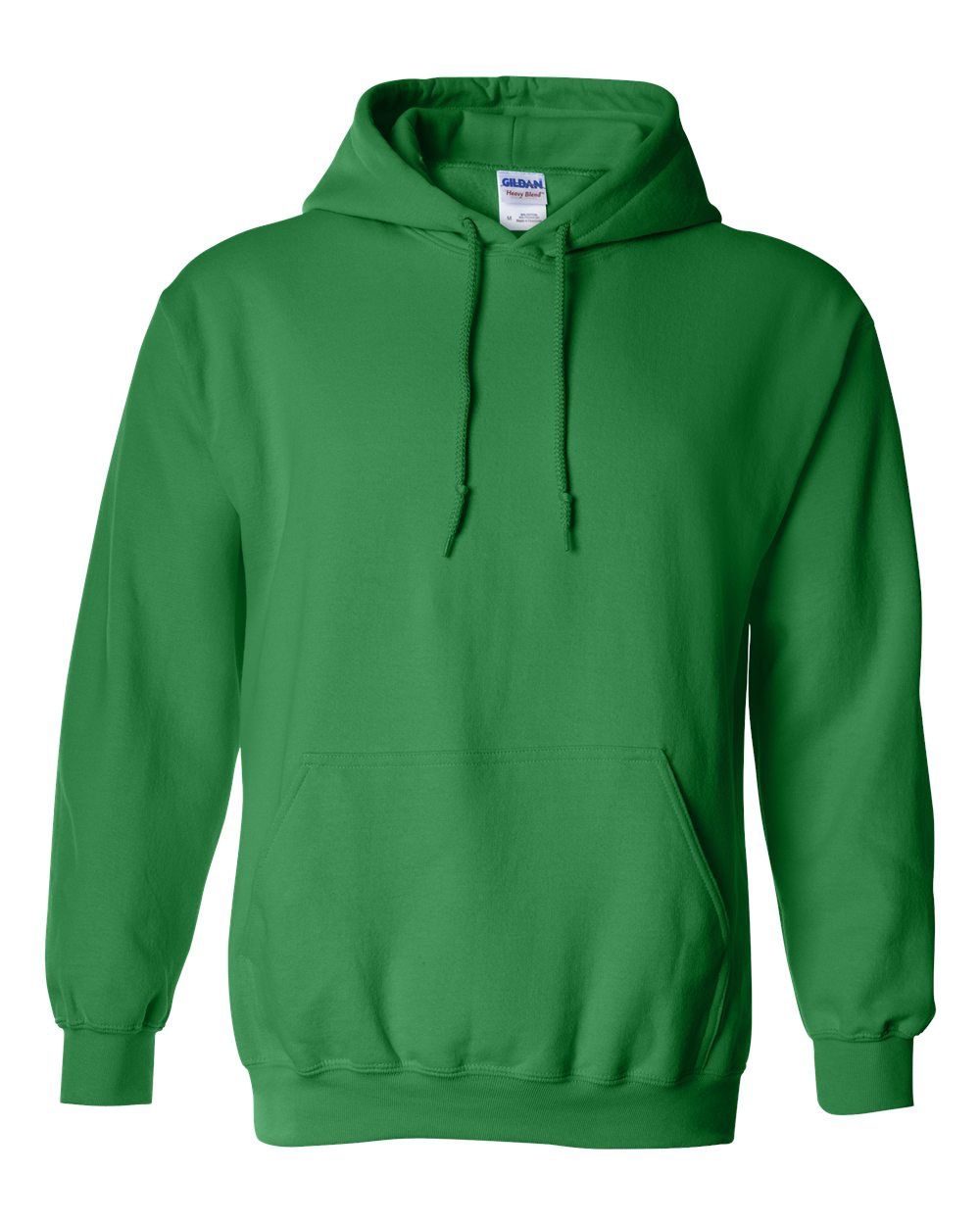 Gildan 50/50 Hoodie - IRISH GREEN, Print Options: No Print, Size: XS